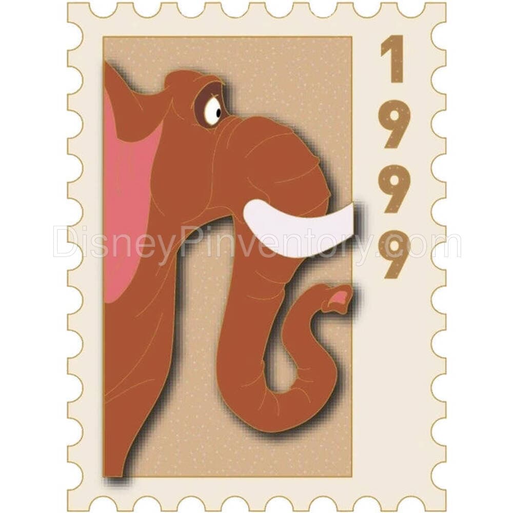 Animal Postage Stamps Series #5: Tantor Pin - Disney Employee Center - Pin 25248