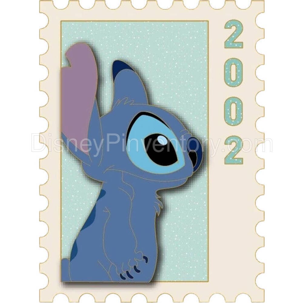Animal Postage Stamps Series #5: Stitch Pin - Disney Employee Center - Pin 25250