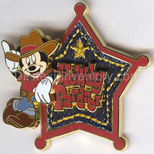 Chip & Dale's Wild Wild West Pin Adventure - Howdy Pardner Mickey - RSP #10 - Pin 2530