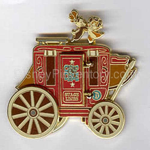 Chip & Dale's Wild Wild West Pin Adventure - Chip & Dale at the Reins - RSP #12 - Pin 2536