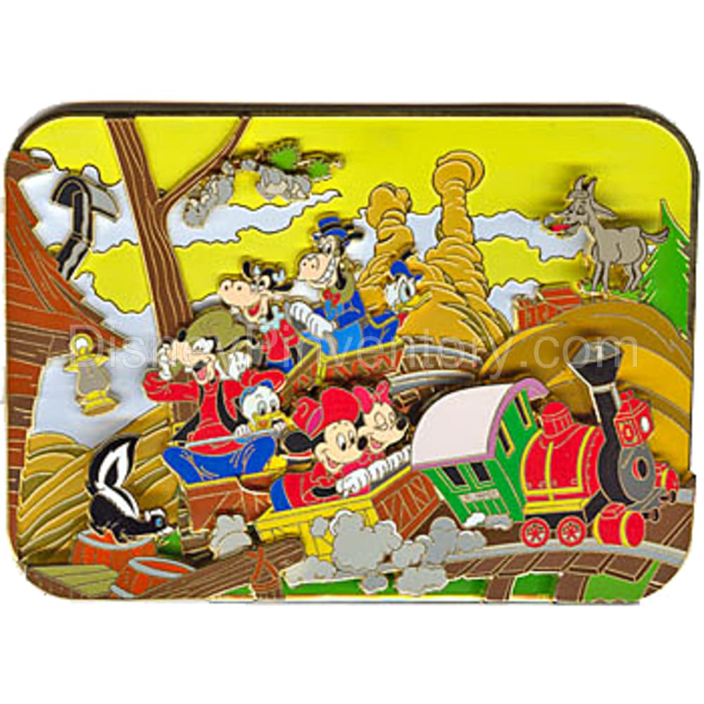 Chip & Dale's Wild Wild West Pin Adventure - Runaway Thrills - Jumbo - RSP #25 - Pin 2544