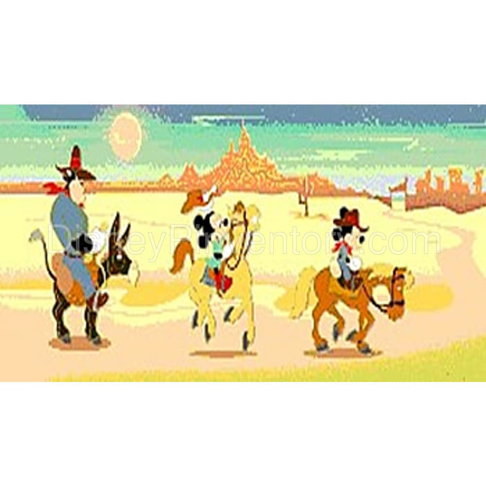 Chip & Dale's Wild Wild West Pin Adventure - Into the Sunset Framed Set - RSP #28 - Pin 2547