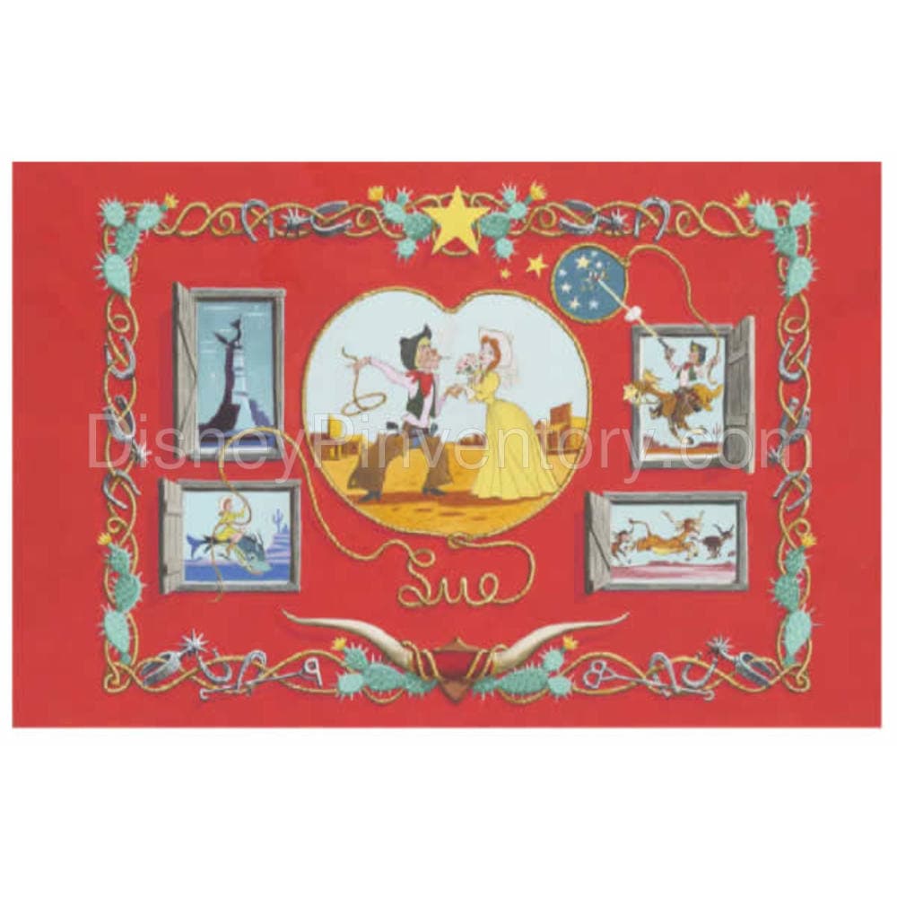Chip & Dale's Wild Wild West Pin Adventure - Western Love Story Framed Set - RSP #29 - Pin 2548