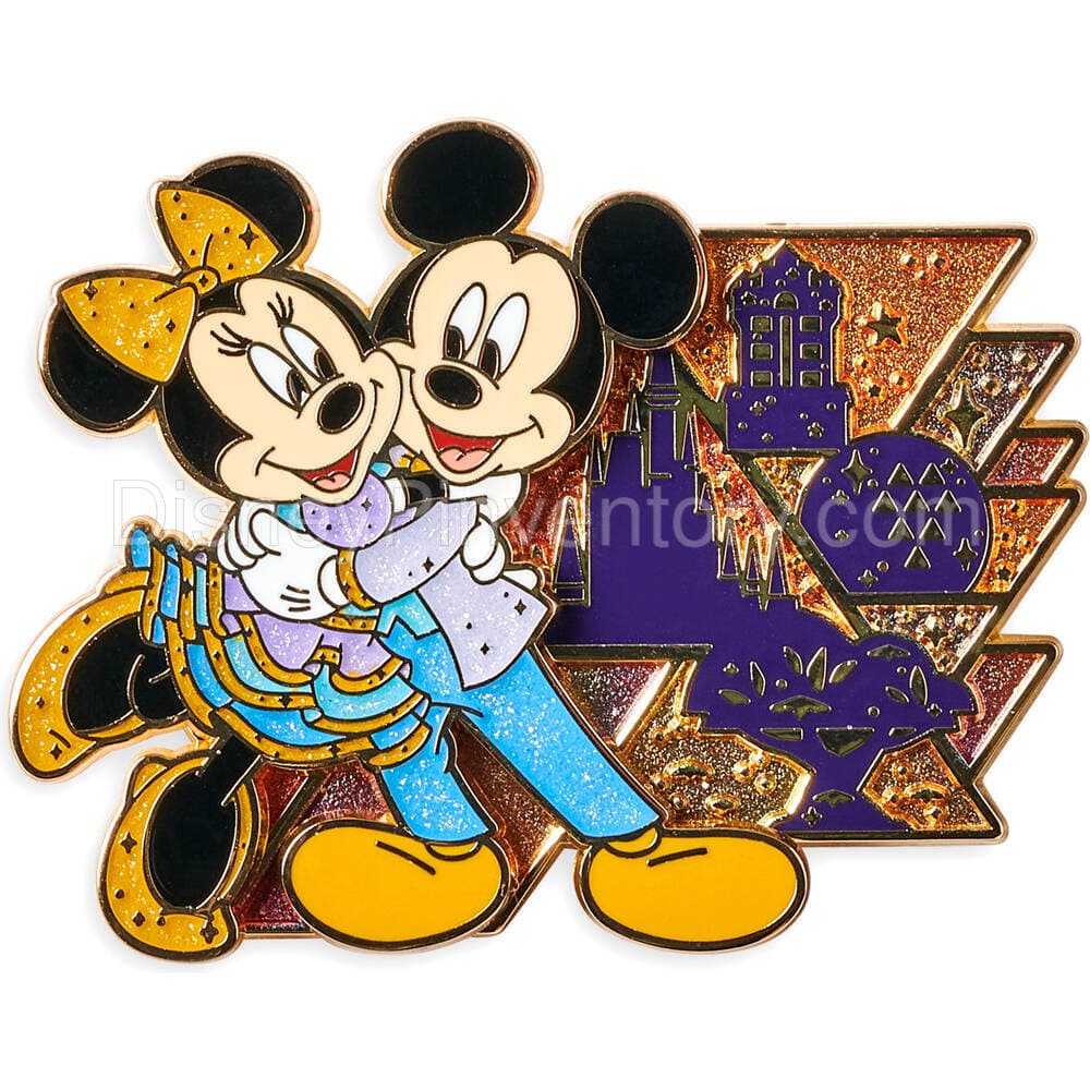 Walt Disney World 50th Anniversary Mickey & Minnie Mouse Farewell Pin - Pin 25571