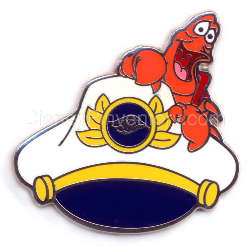 Disney Cruise Line Captain Hat Mystery Set - Sebastian Pin - Pin 25689