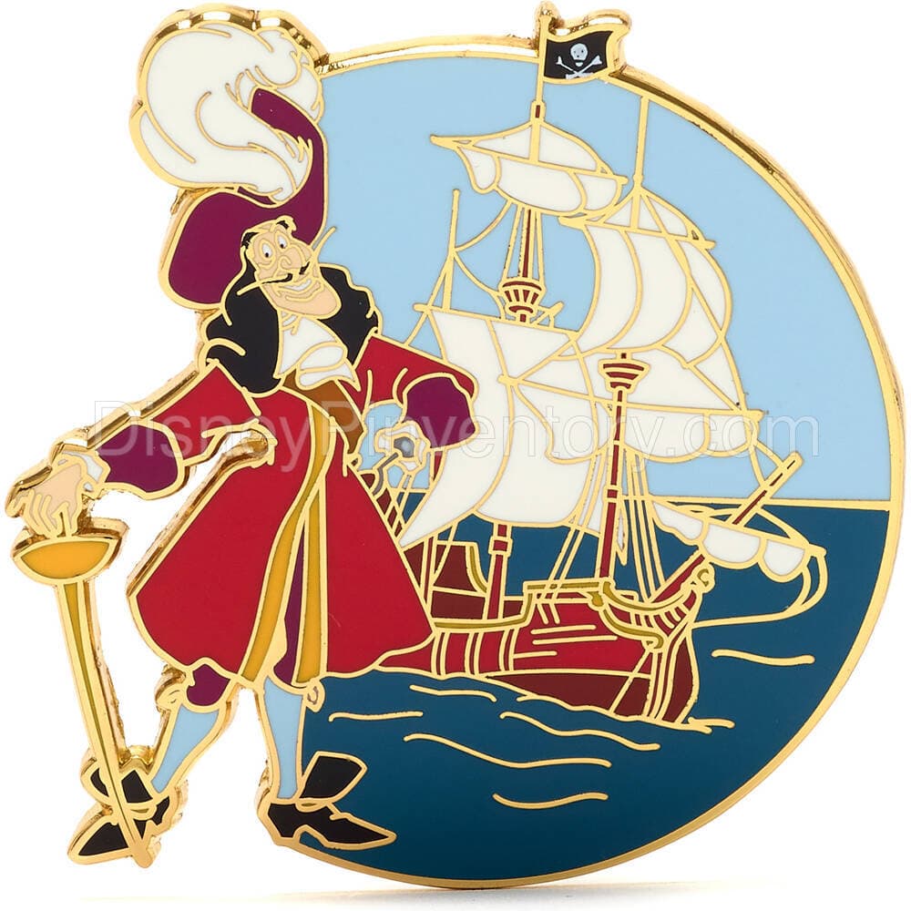 Peter Pan Mystery Pin Blind Pack - Captain Hook - Pin 25885