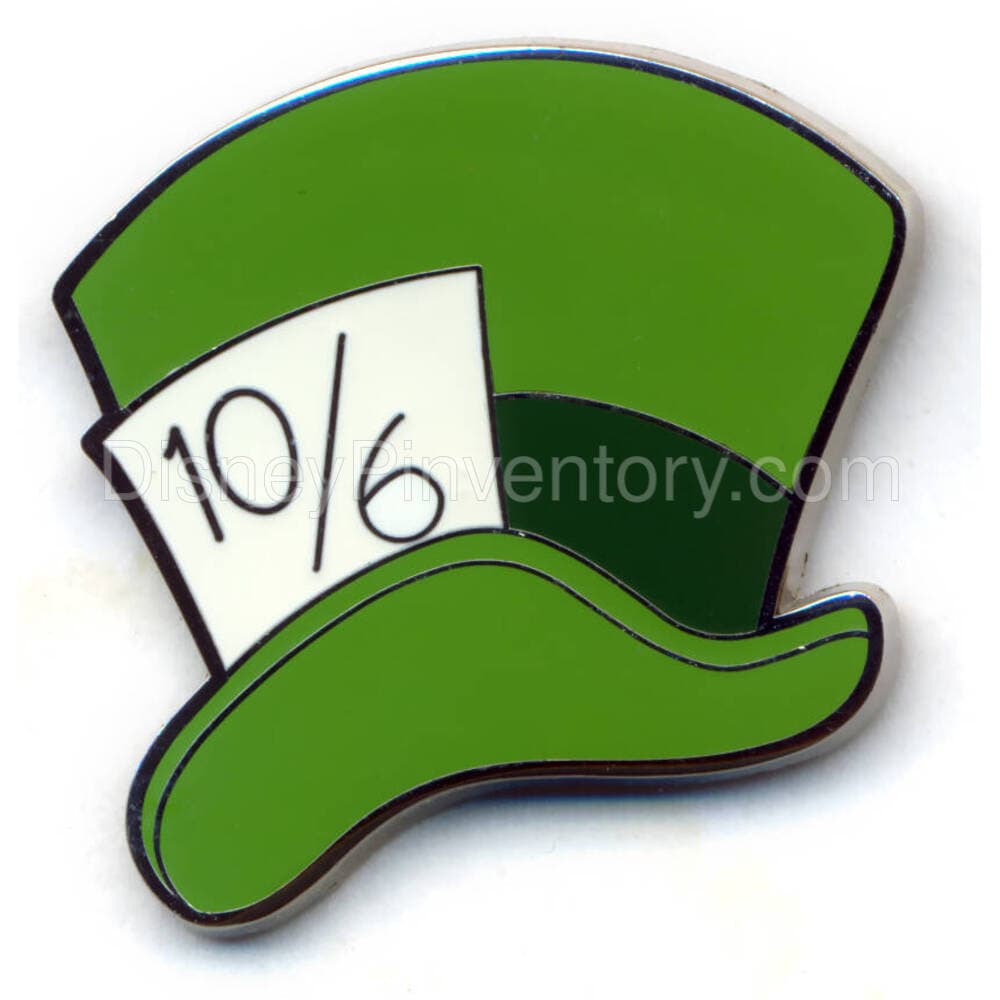 Alice in Wonderland Icons Pin Set - Mad Hatter Hat Pin - Pin 25965