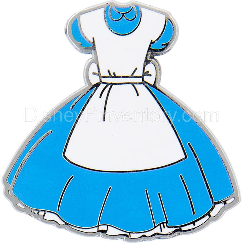 Alice in Wonderland Icons Pin Set - Alice's Blue Dress Pin - Pin 25966