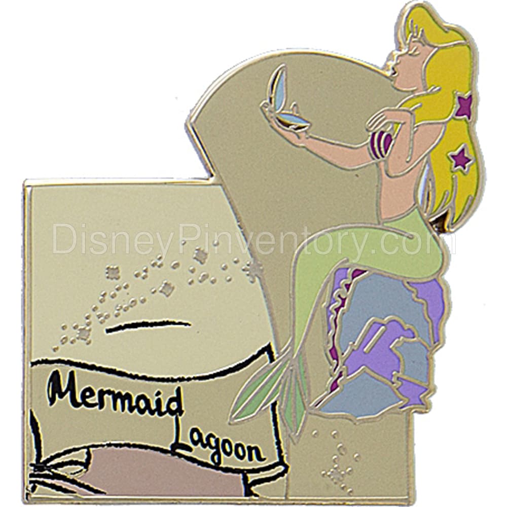 Peter Pan 65th Anniversary Collection - Neverland Map Mystery Set - Mermaid at Mermaid Lagoon (Reveal) - Pin 26044