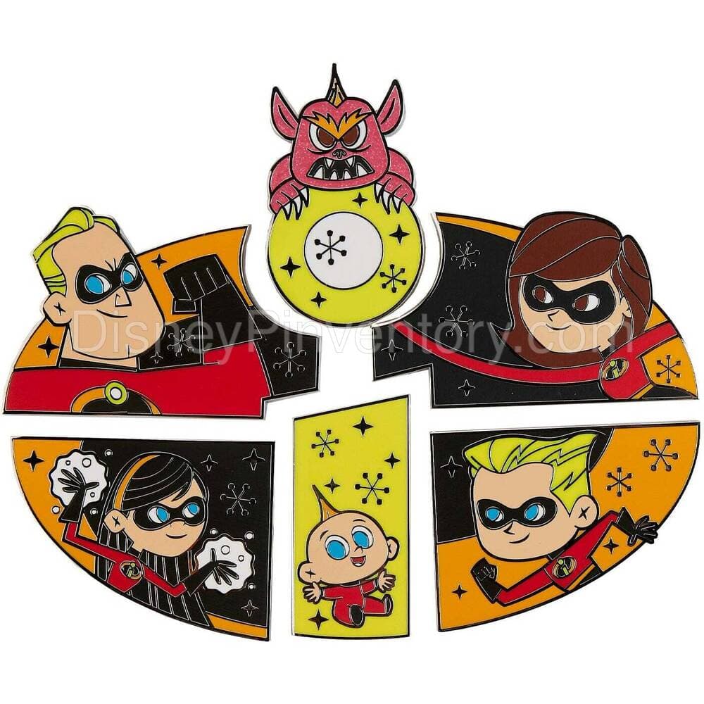 The Incredibles Puzzle Blind Box Pin Set - Pin 26089