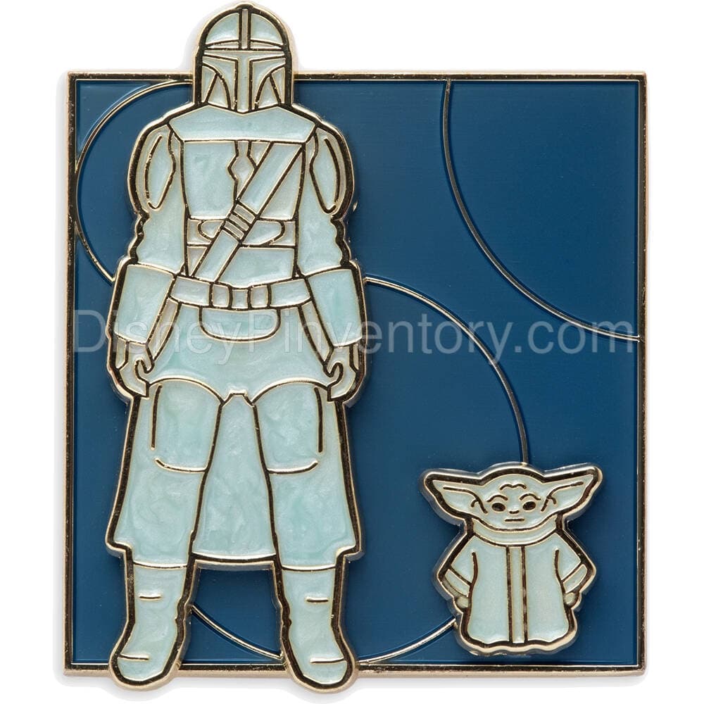 Din Djarin and Grogu Pin - Star Wars: The Mandalorian - Pin 26122