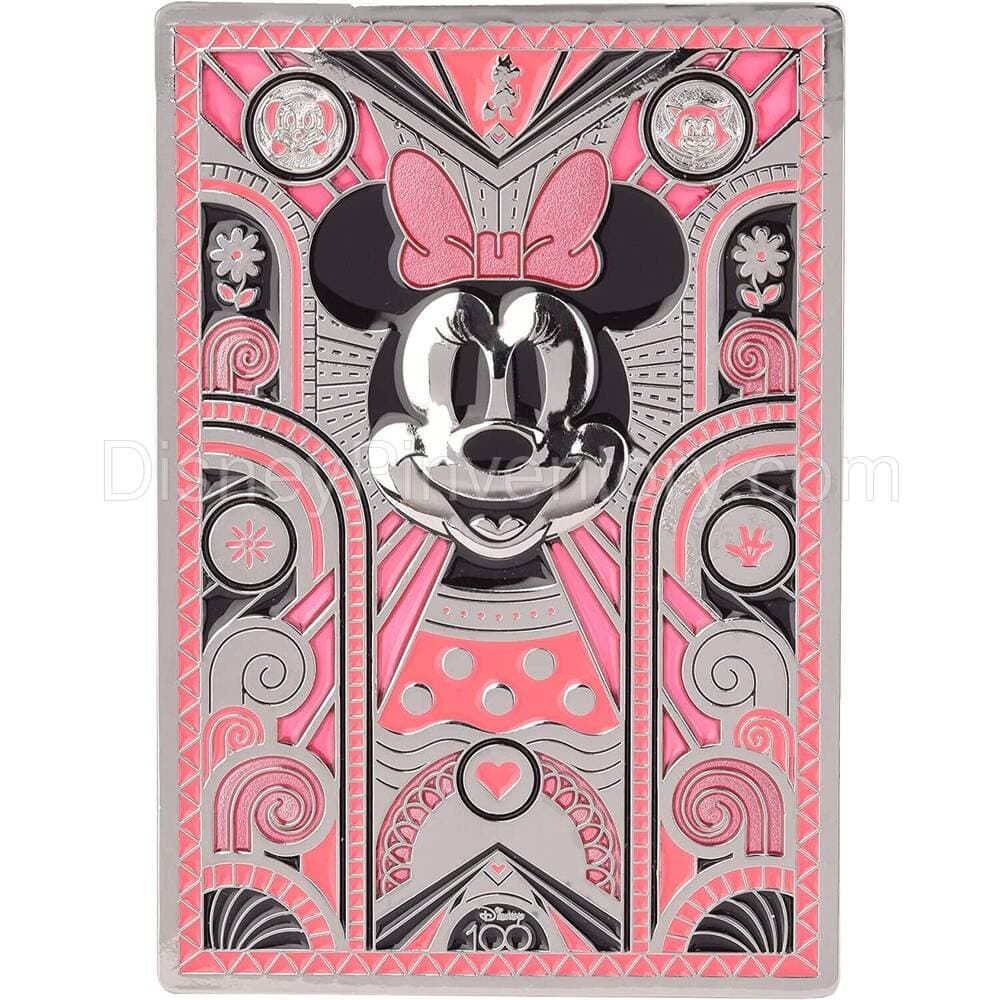 Disney 100th Anniversary Minnie Mouse Stain Glass Jumbo Pin - Pin 26218