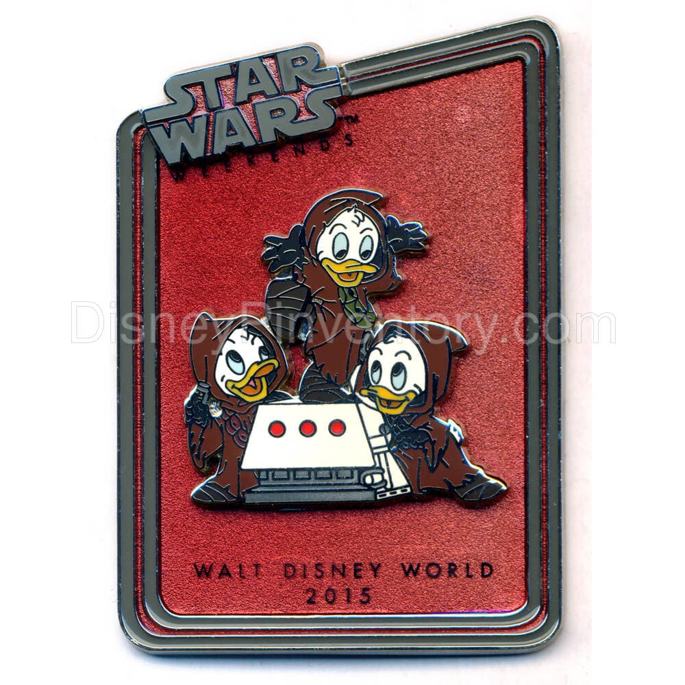 Star Wars Weekends 2015: Statue & Pin Series - Huey, Dewey & Louie as Jawas Pin - Pin 26511