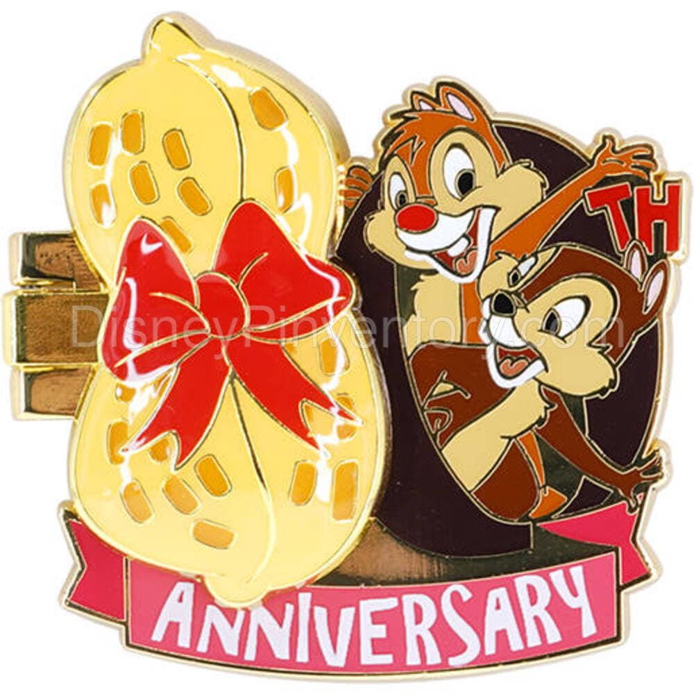 Chip 'n' Dale 80th Anniversary Pin - Pin 26566
