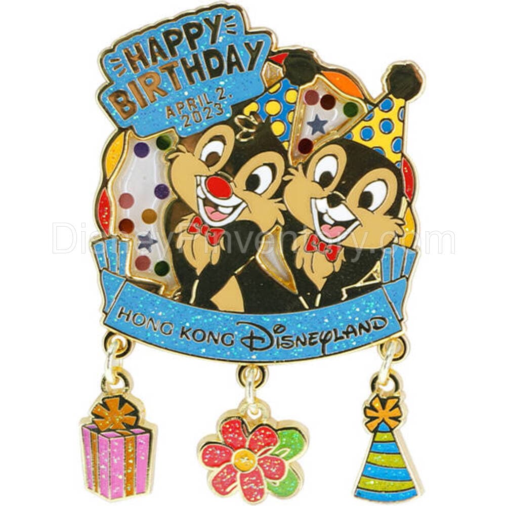 Chip 'n' Dale Birthday Pin - Pin 26567