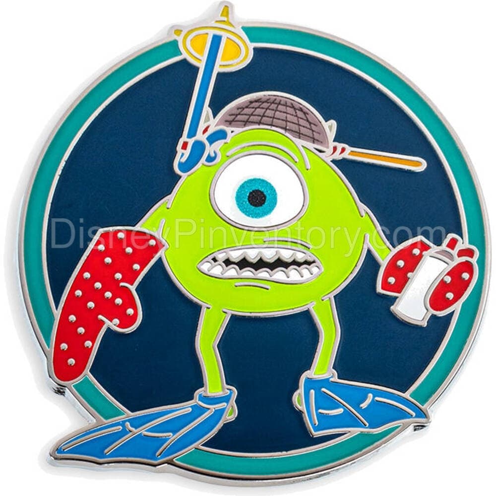 Disney Awkward Moments Mystery Blind Pin Set - Mike Wazowski Pin - Pin 26861