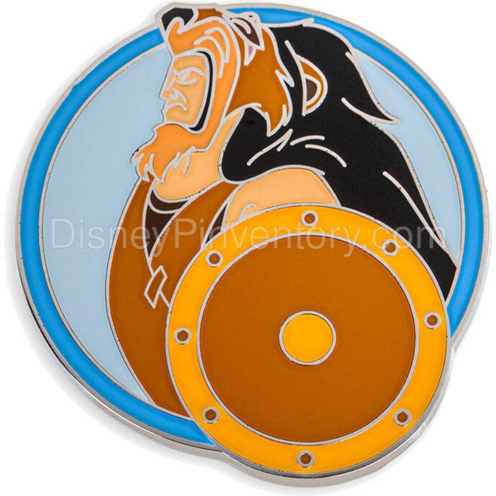 Disney Awkward Moments Mystery Blind Pin Set - Hercules with Scar Pelt Pin - Pin 26864