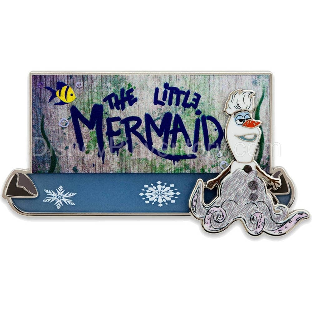 Olaf Disney Awkward Moments Pin Set - Olaf as Ursula (The Little Mermaid) - Pin 26873