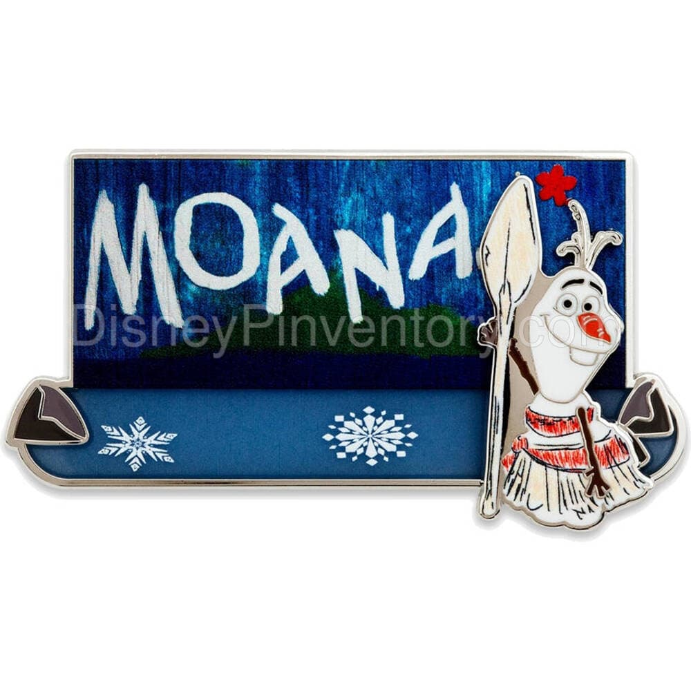 Olaf Disney Awkward Moments Pin Set - Olaf as Moana - Pin 26874
