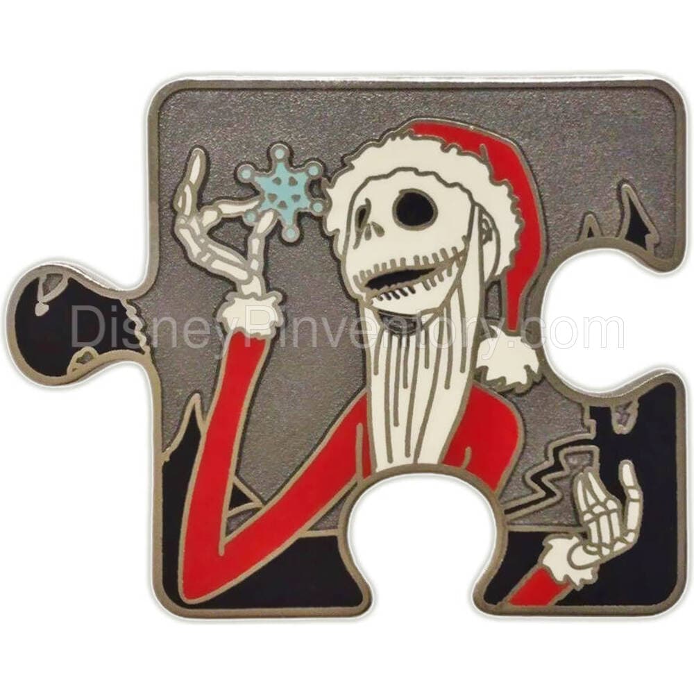 Nightmare Before Christmas Character Connection Mystery Pin Set - Jack Skellington Santa Chaser - Pin 27207