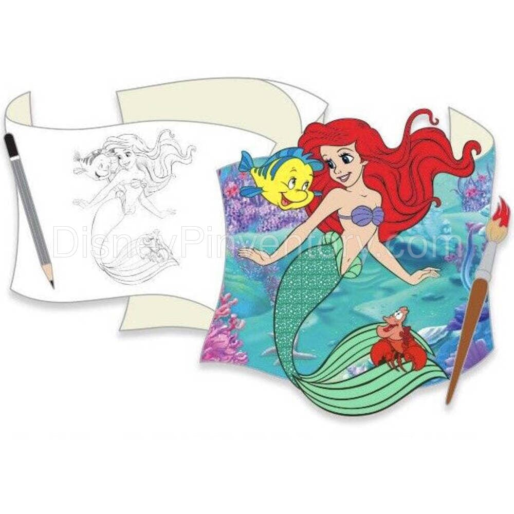 WDI - Off the Page Pin Series 1 - Ariel, Flounder & Sebastian - Pin 27440