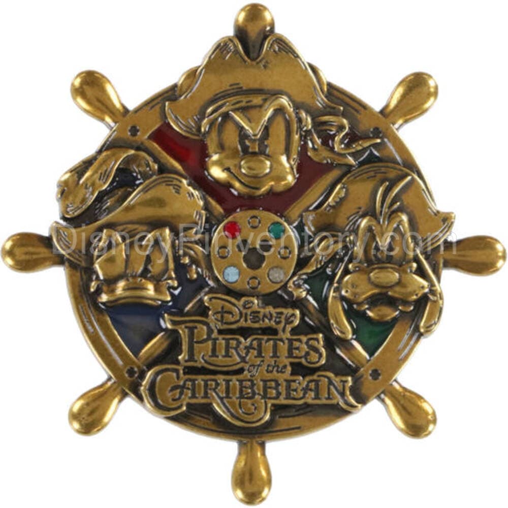 Disney Pirates of the Caribbean - Mickey, Donald & Goofy Pin - Pin 27914