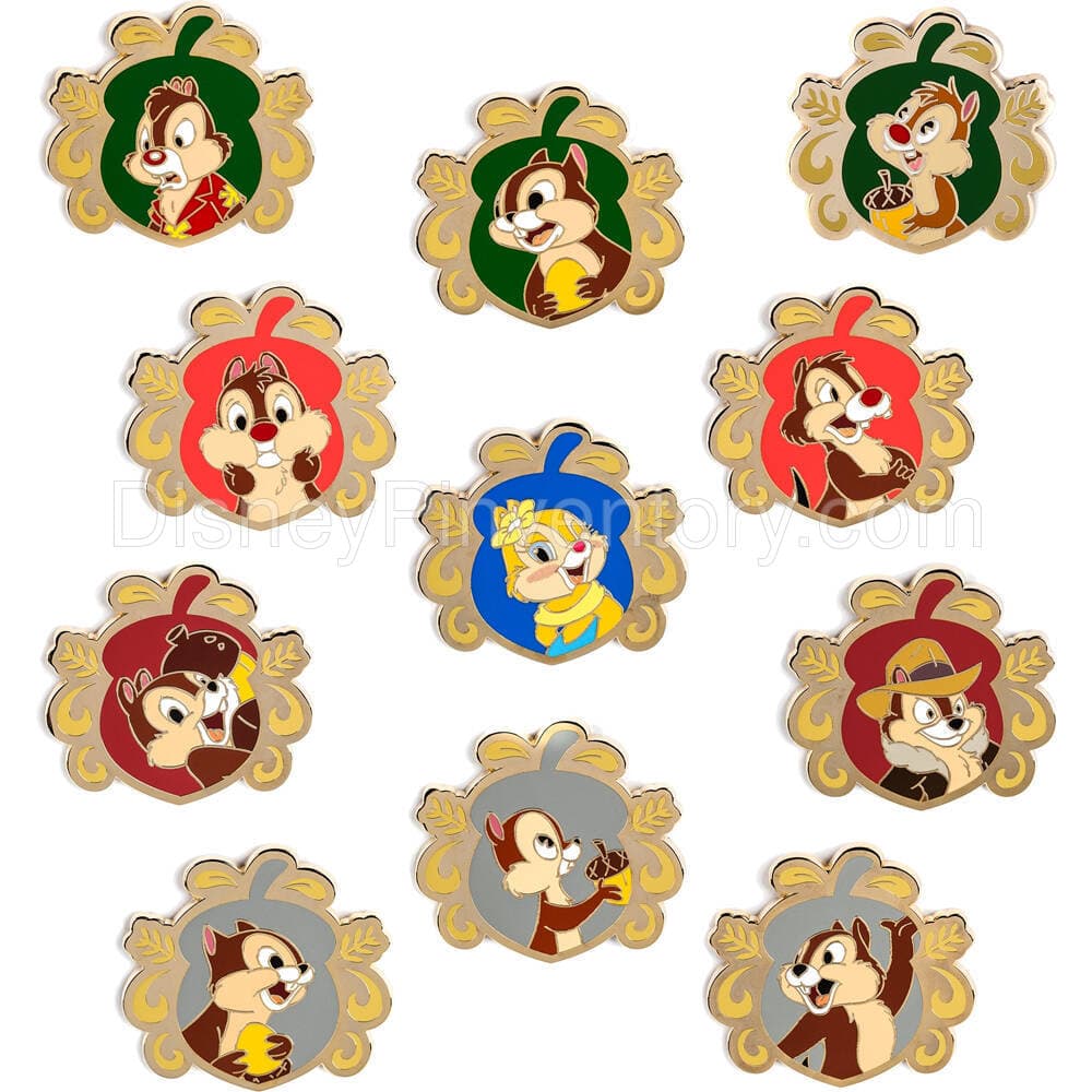 Chip 'n Dale 80th Anniversary Mystery Pin Set - Pin 28021