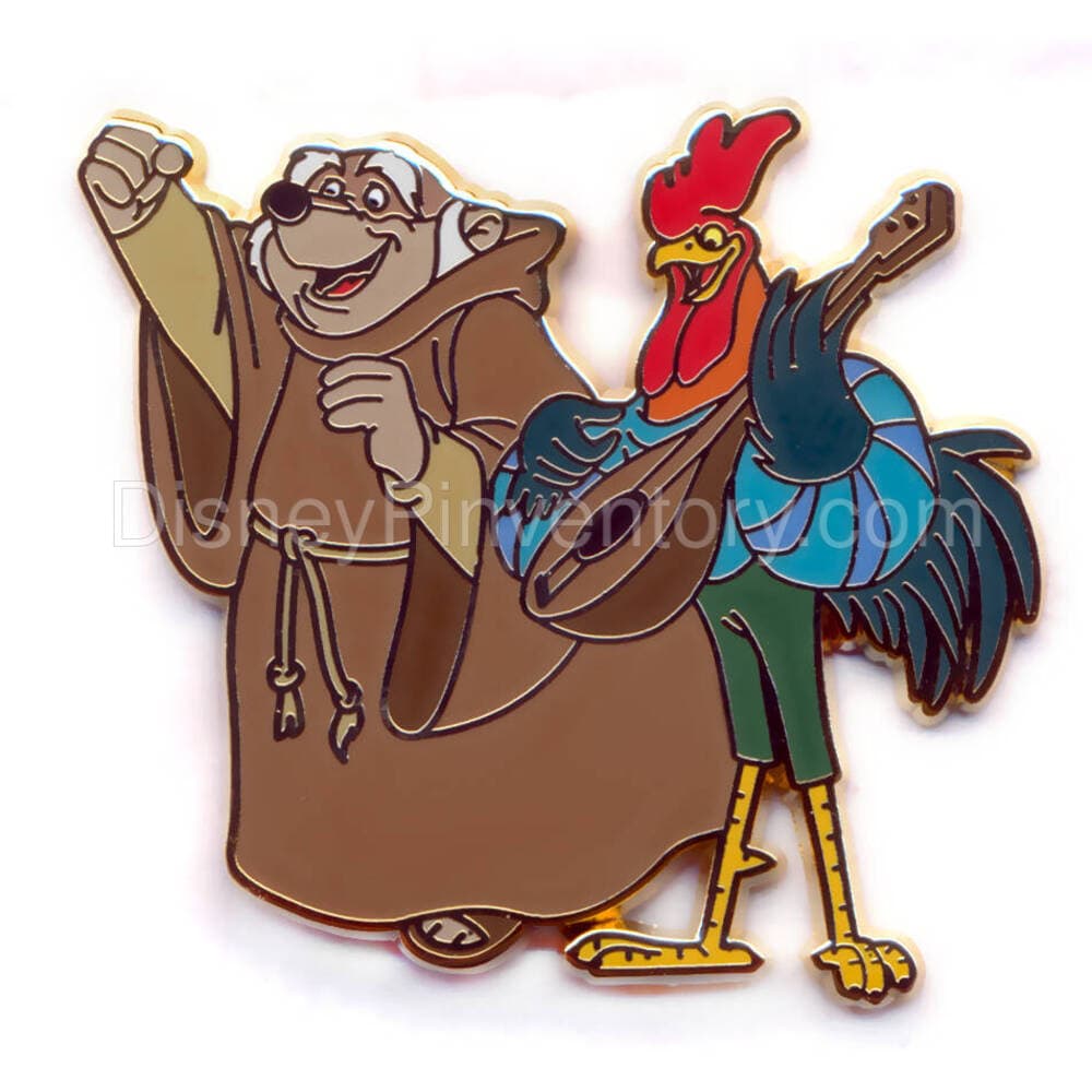 Medieval Magic Robin Hood Pin Set - Friar Tuck & Alan-A-Dale - Pin 28033