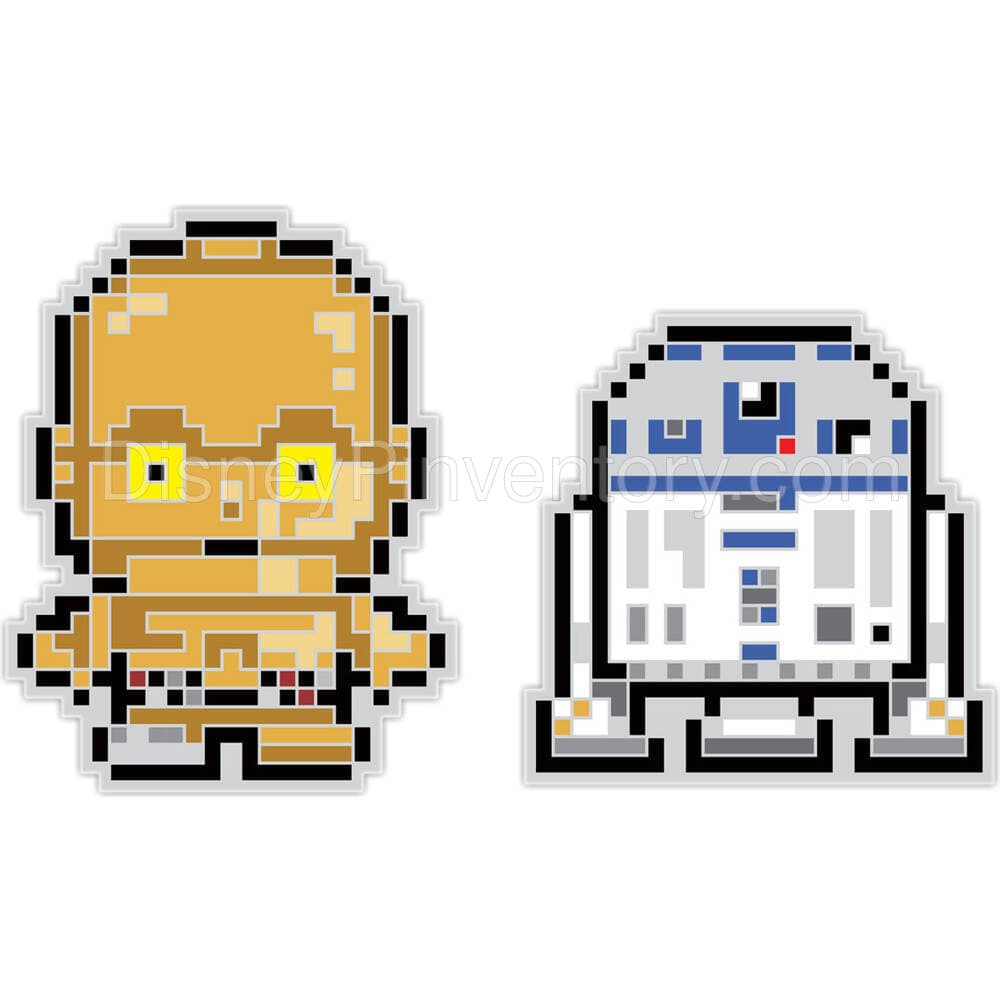 SDCC 2017: C-3PO & R2-D2 PXL8 Pin Set - Pin 28229