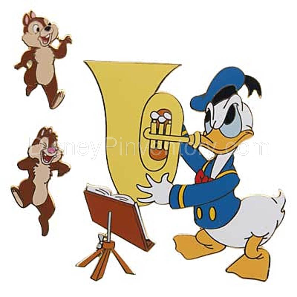 Disney Auctions P.I.N.S. - Donald Duck & Chip 'n Dale - 3 Pin Set - Pin 2832