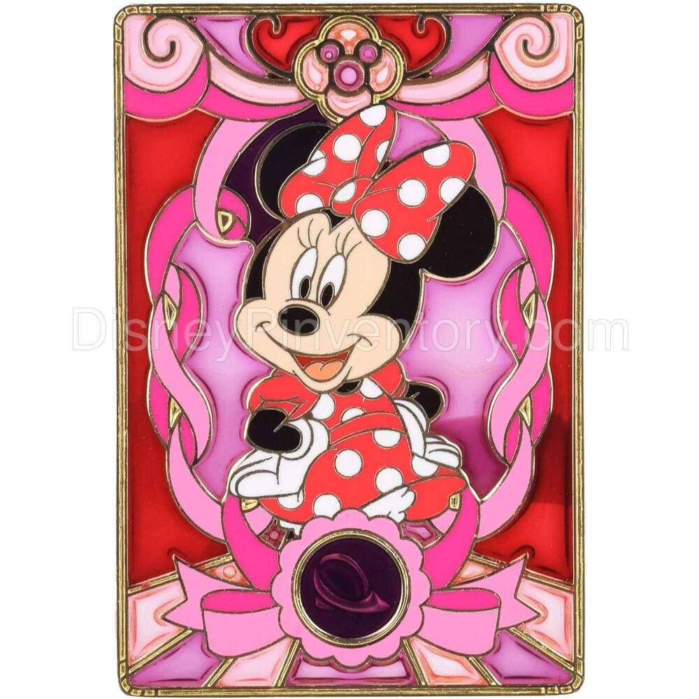 Disney Sensational Six Stained Glass Minnie Mouse Pin - Palm Exclusive - Pin 28443