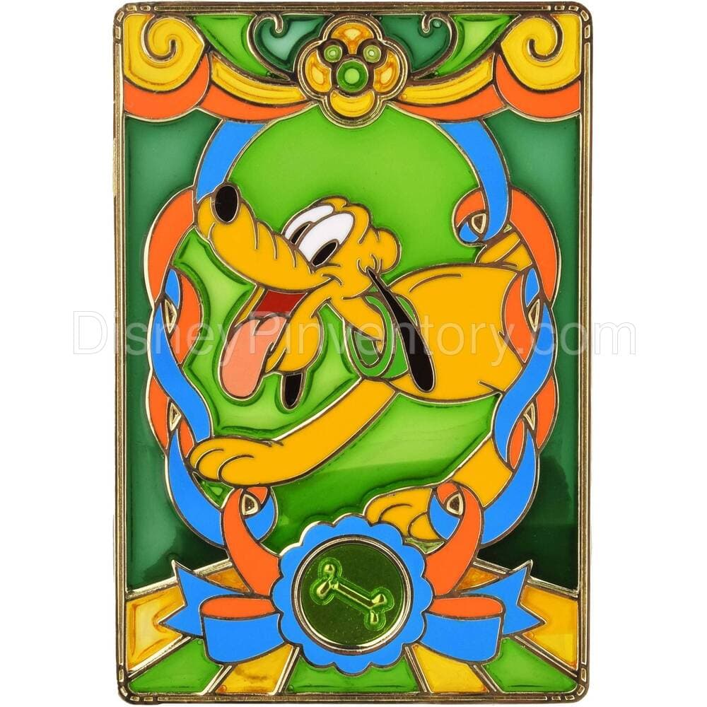 Disney Sensational Six Stained Glass Pluto Pin - Palm Exclusive - Pin 28445