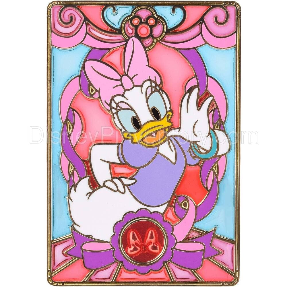 Disney Sensational Six Stained Glass Daisy Duck Pin - Palm Exclusive - Pin 28447