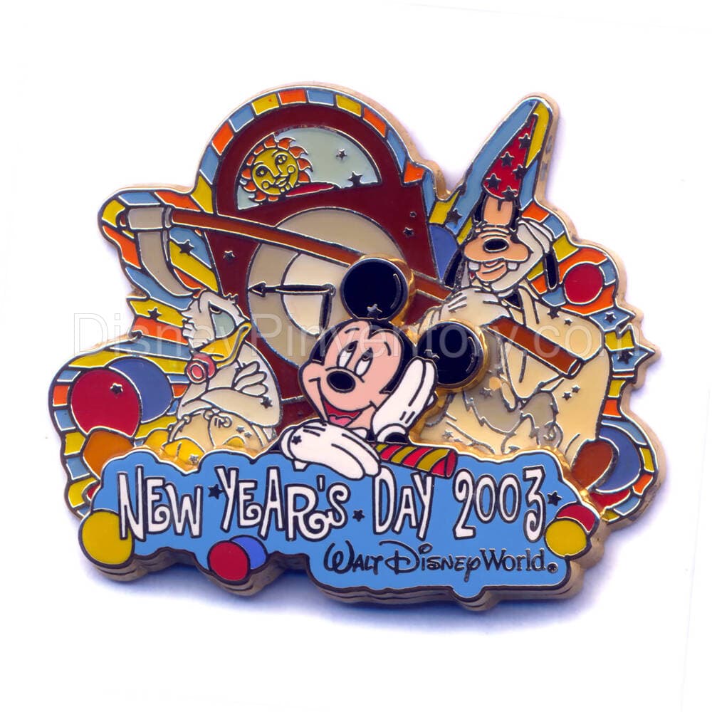 New Year's Day 2003 - Walt Disney World - Pin 28687