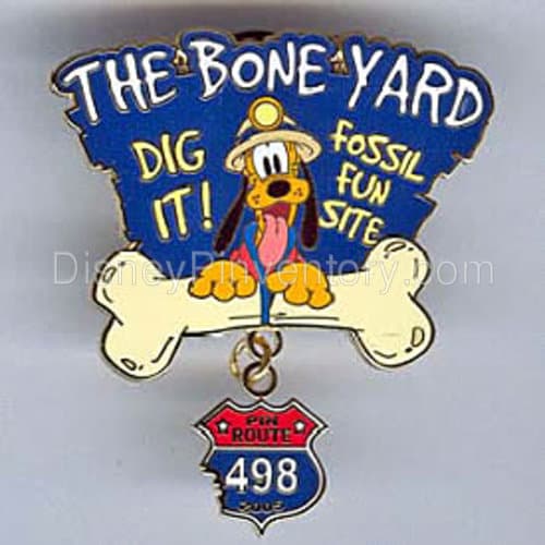 Pin Route 498 - Pluto In The Bone Yard -  RSP Item 10 - Pin 2873