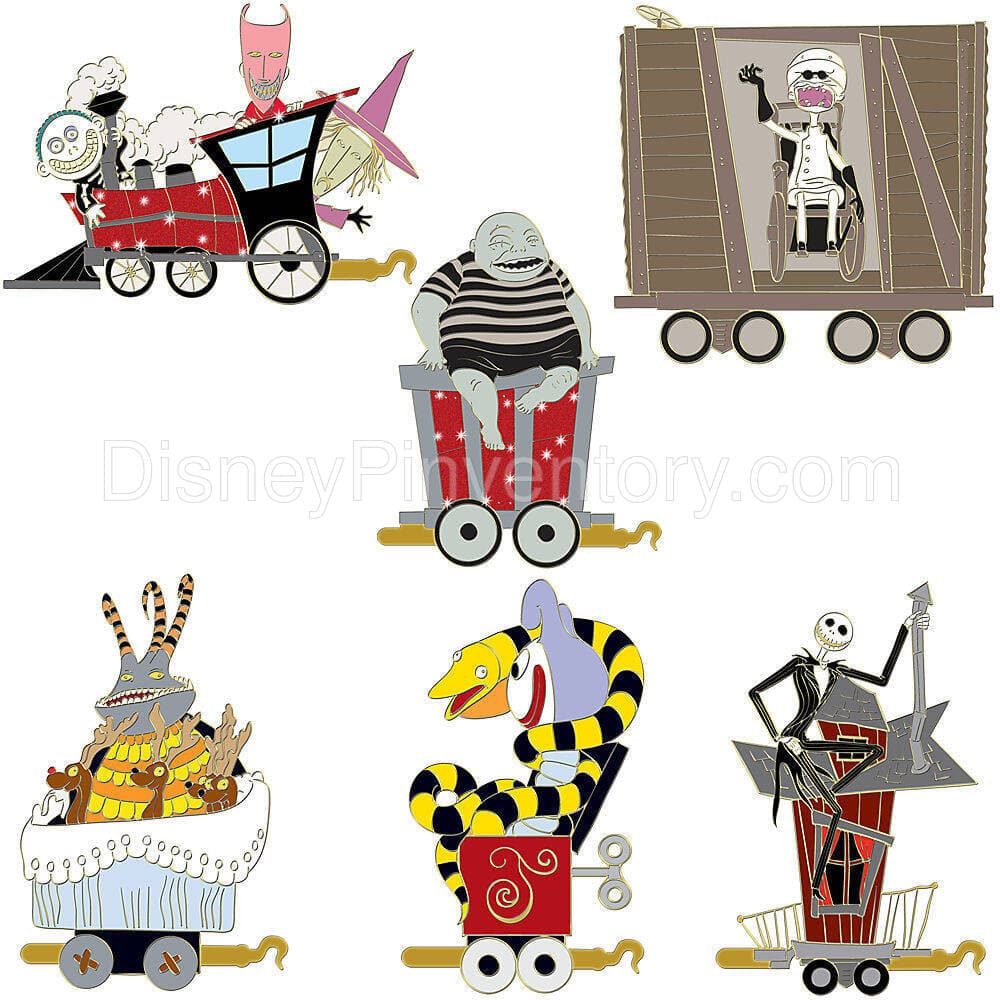 Holiday Train Tim Burton's The Nightmare Before Christmas Pin Set - 6-Pc. - Pin 28884