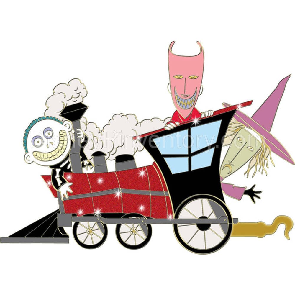 Holiday Train Tim Burton's The Nightmare Before Christmas Pin Set - Lock, Shock & Barrel Pin - Pin 28885