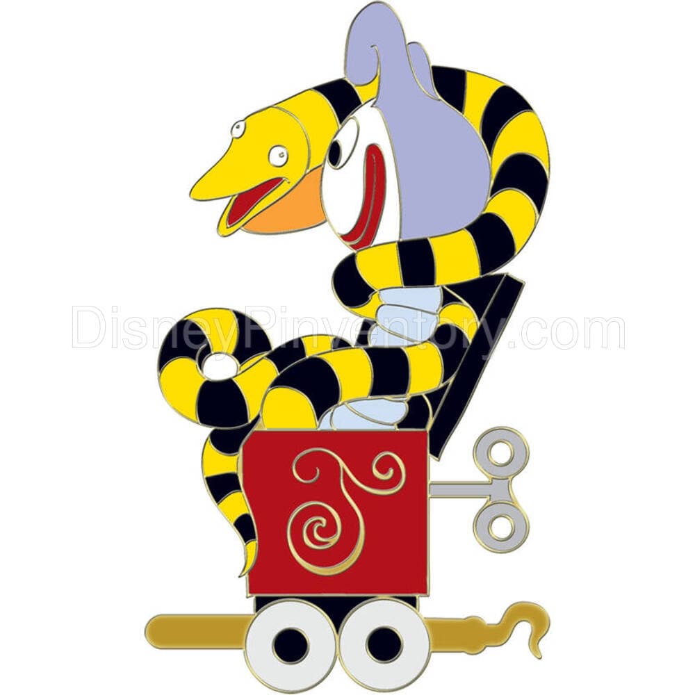 Holiday Train Tim Burton's The Nightmare Before Christmas Pin Set - Snake & Jack in the Box Pin - Pin 28889