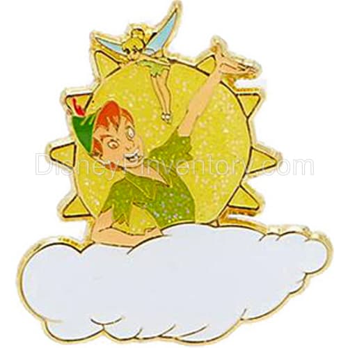 Loungefly Disney Classic Scenery Blind Box Pin Set - Peter Pan & Tinker Bell Chase Pin - BoxLunch Exclusive - Pin 28988