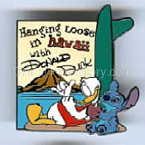 Pin Route 498 - A Surfin' Road Trip - Stitch & Donald in Hawaii - RSP Item 25 - Pin 2908