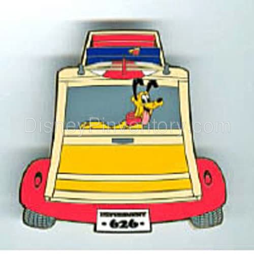 Pin Route 498 - Small Framed Set - Disney Road Trip - Pluto Pin - RSP Item 27 - Pin 2912