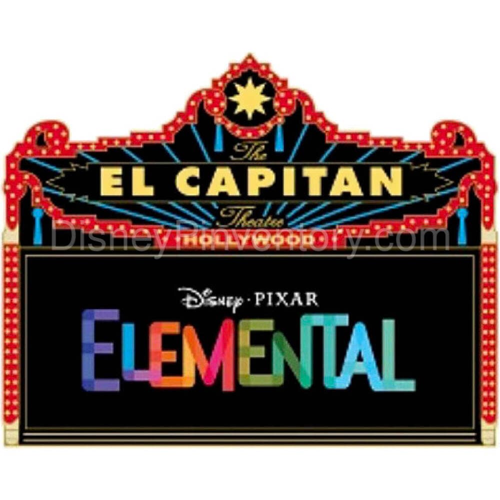 Disney/Pixar Elemental El Capitan Theatre Marquee Pin - Pin 29123