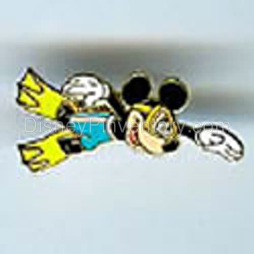 Pin Route 498 - Large Framed Set - The Sunny South - Mickey Mouse Pin - RSP Item 28 - Pin 2913