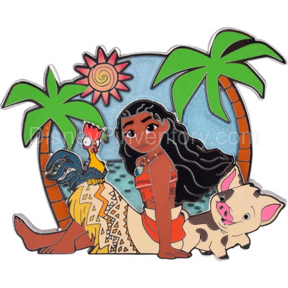 Moana's Tropical Paradise Premier Series Pin - Disney Pins Blog Exclusive - Pin 29141