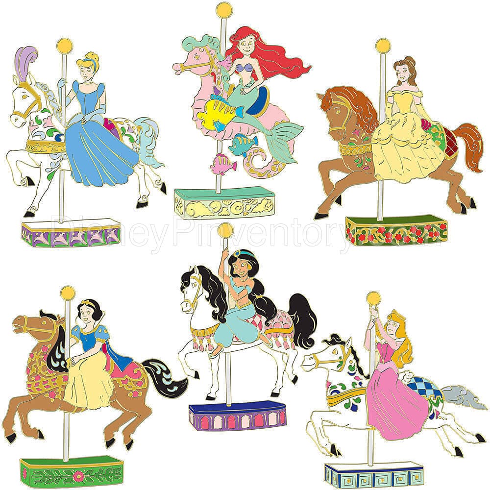 Carousel Disney Princess Pin Set - 6-Pc. - Pin 29192