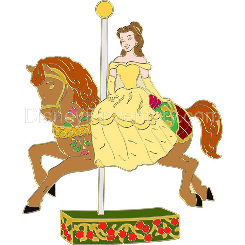 Carousel Disney Princess Pin Set - "Princess of Knowledge" Belle Pin - Pin 29197