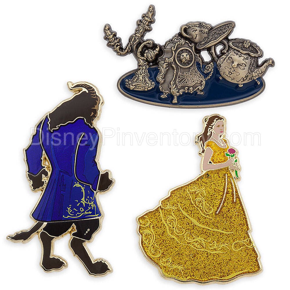 Beauty and the Beast Pin Set - Live Action Film - Pin 29201