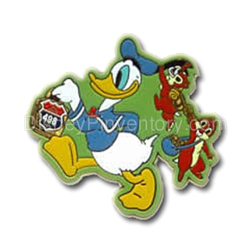 Pin Route 498 - Backpack Gift Pin - Donald with Chip & Dale - Pin 2923