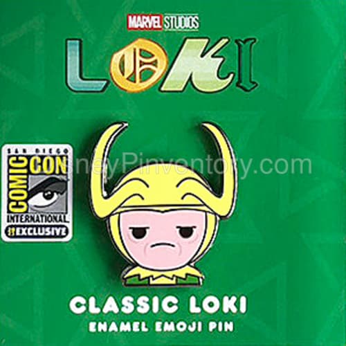 SDCC 2023: Classic Loki Emoji Enamel Pin - Pin 29306