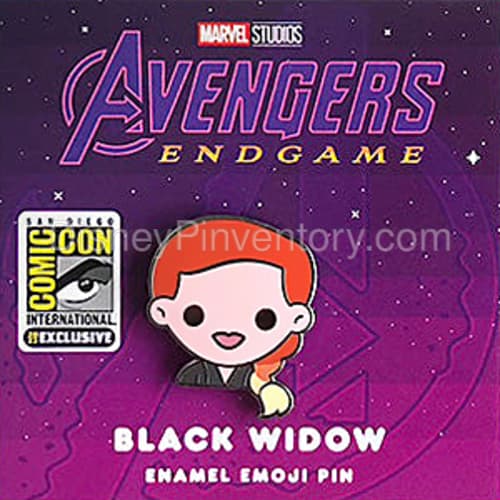 SDCC 2023: Black Widow - Avengers: Endgame Emoji Enamel Pin - Pin 29309